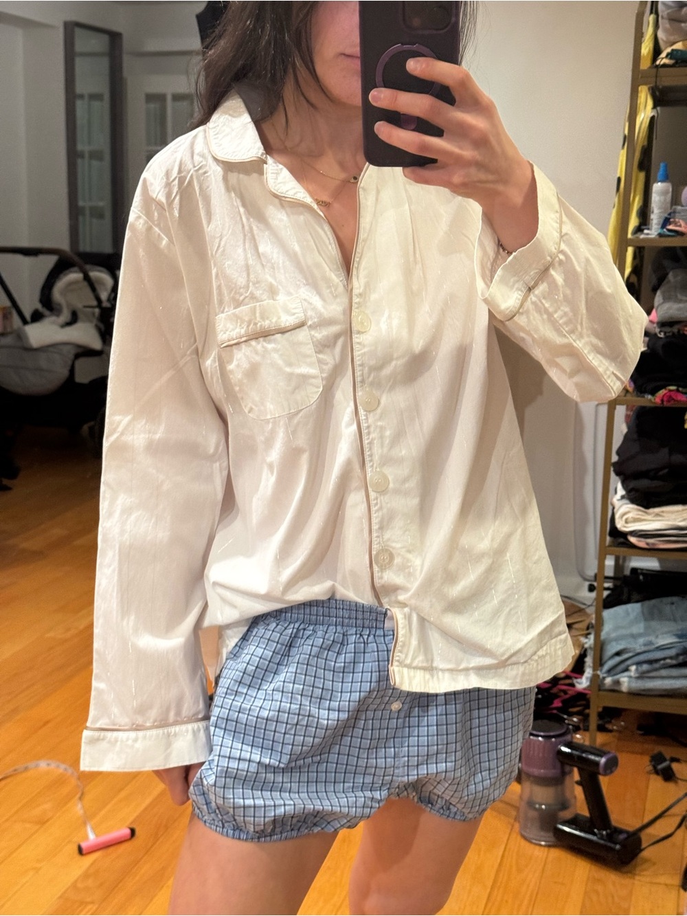 100% Egyptian cotton KIP pajama top - Picture 3 of 9